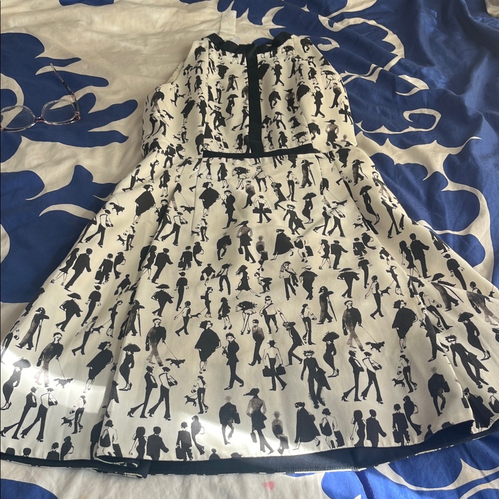 Akris Punto People Watching A-Line Sleeveless Mini dress Size 4 - Picture 4 of 14